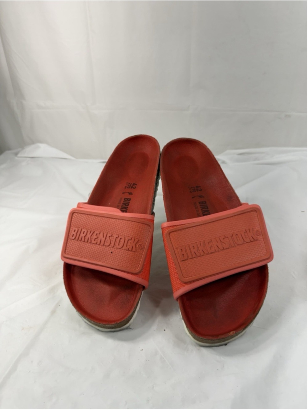 Birkenstock Tema One Strap Coral Women Sandals Sz 42 - Picture 3 of 15